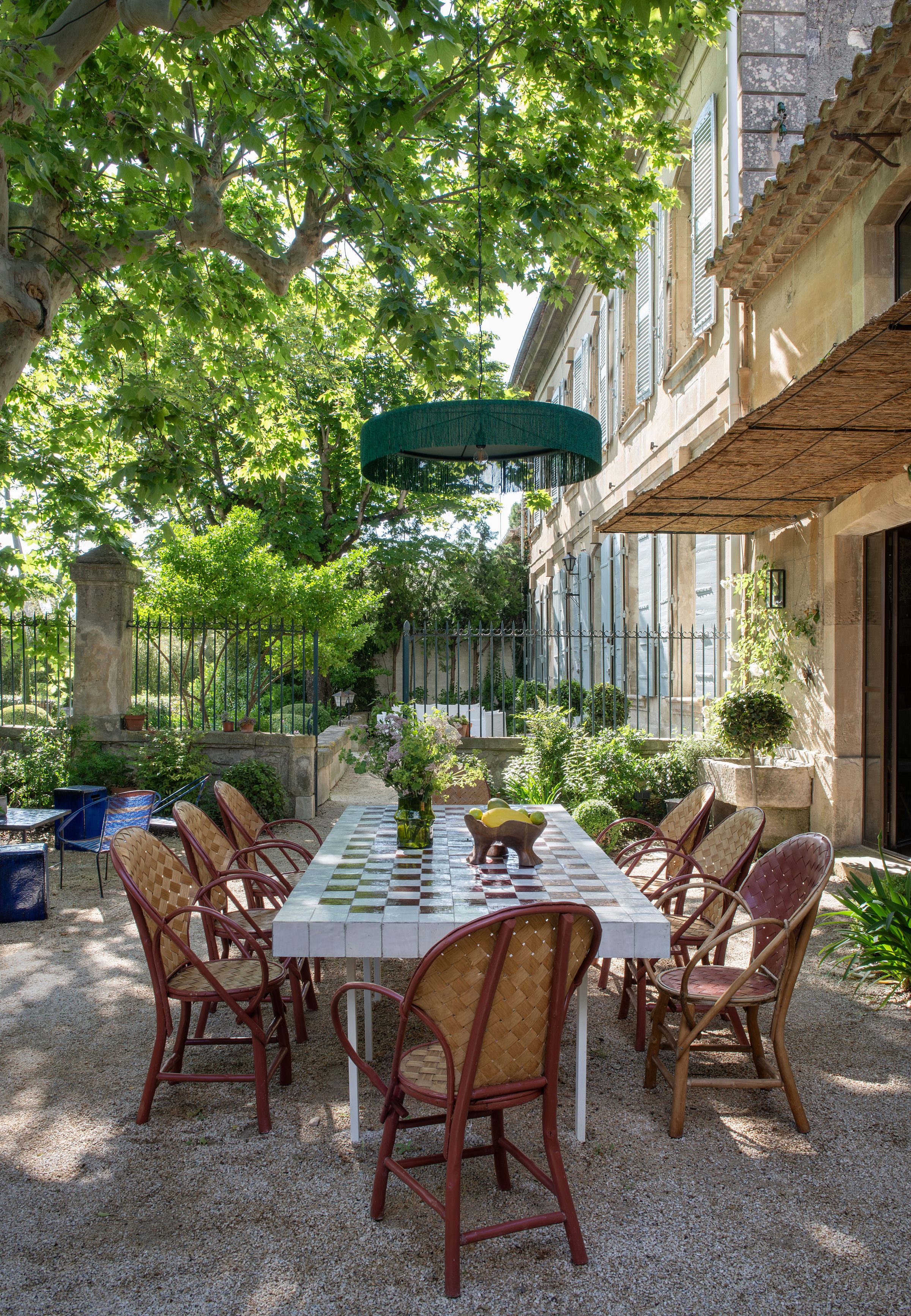 Table sous le platane, déjeuner provençal